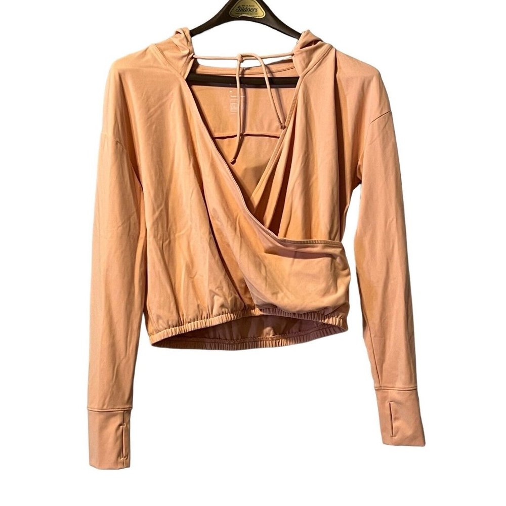 Peach Women's Wrap Hoodie